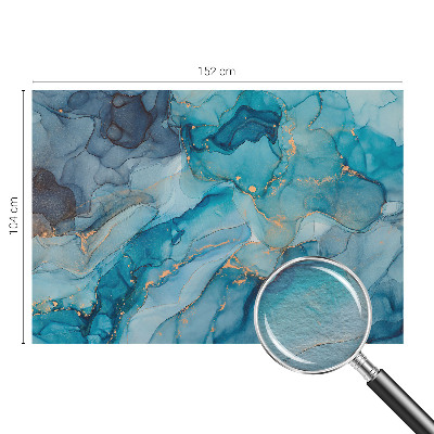 Plaunamas flizelininis fototapetas Mėlyna abstrakcija