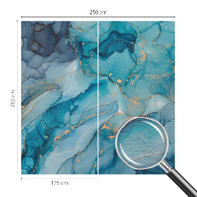 Plaunamas flizelininis fototapetas Mėlyna abstrakcija