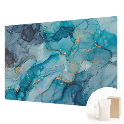 Plaunamas flizelininis fototapetas Mėlyna abstrakcija