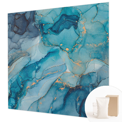 Plaunamas flizelininis fototapetas Mėlyna abstrakcija