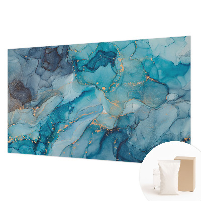 Plaunamas flizelininis fototapetas Mėlyna abstrakcija