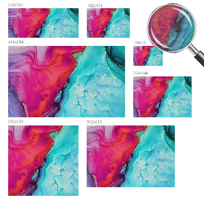 Stilingas fototapetas Spalvinga drobė