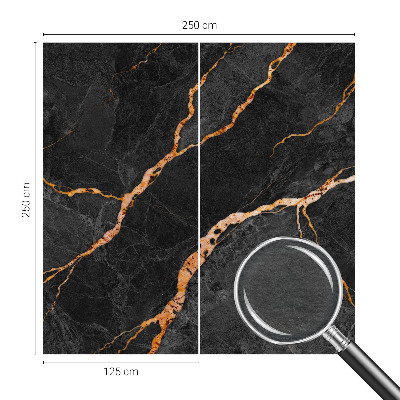 Flizelininis fototapetas su juodo marmuro motyvu