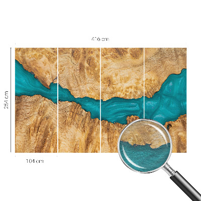 Dekoratyvinis fototapetas Træ og harpiks