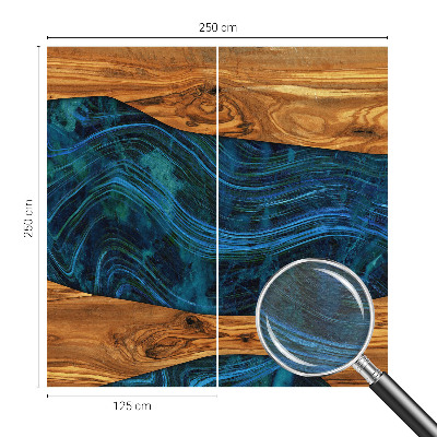 Sienų danga fototapetas Mėlynas medis