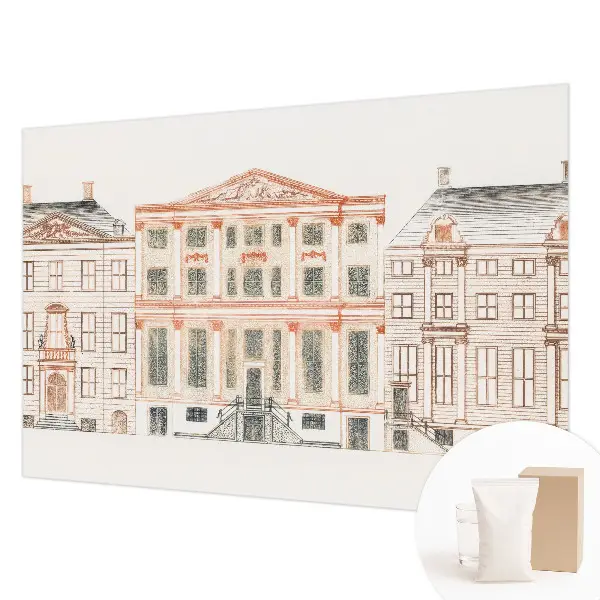 Tapetas su klasikinių pastatų motyvais