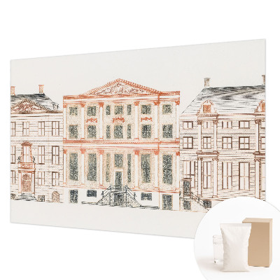 Tapetas su klasikinių pastatų motyvais