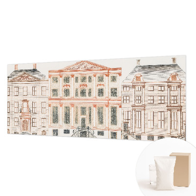Tapetas su klasikinių pastatų motyvais