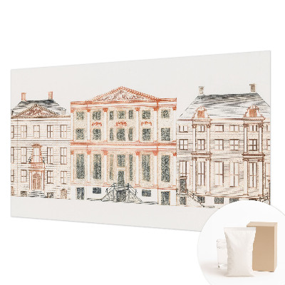 Tapetas su klasikinių pastatų motyvais