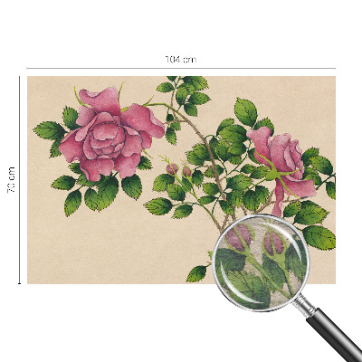 Fototapetas ant sienos Romantiška rožinė