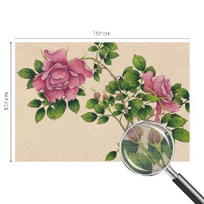 Fototapetas ant sienos Romantiška rožinė