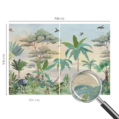 Modernus fototapetas Egzotinė flora