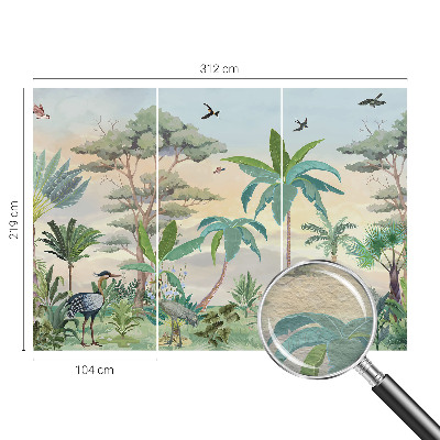 Modernus fototapetas Egzotinė flora