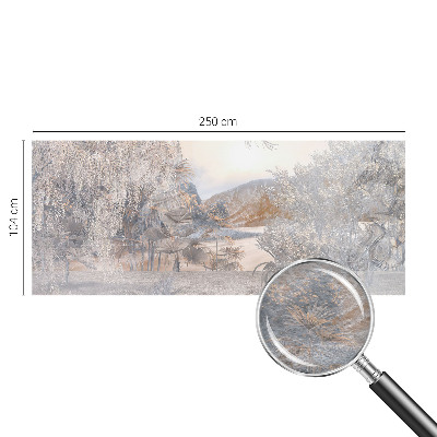 Sienų danga fototapetas Subtilūs natūralūs