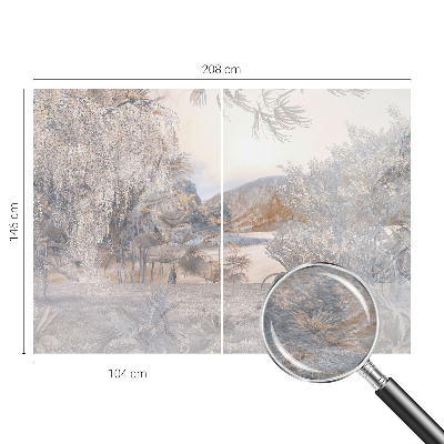 Sienų danga fototapetas Subtilūs natūralūs