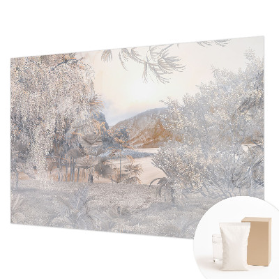 Sienų danga fototapetas Subtilūs natūralūs