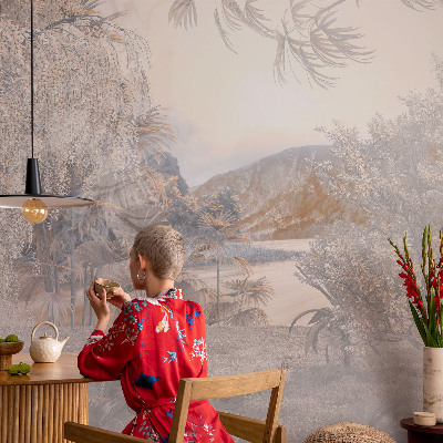 Sienų danga fototapetas Subtilūs natūralūs