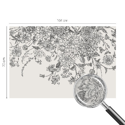 Flizelininis fototapetas Blomstermønster