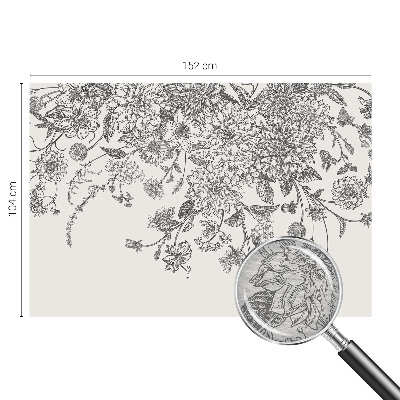 Flizelininis fototapetas Blomstermønster