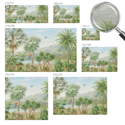 Plaunamas flizelininis fototapetas Egzotiškas kraštovaizdis