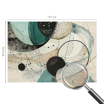 Aukštos kokybės fototapetas Spalvingi apskritimai