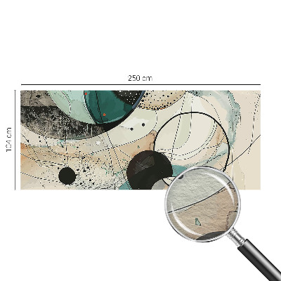 Aukštos kokybės fototapetas Spalvingi apskritimai