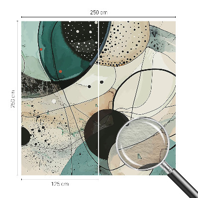 Aukštos kokybės fototapetas Spalvingi apskritimai