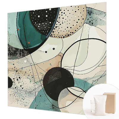 Aukštos kokybės fototapetas Spalvingi apskritimai