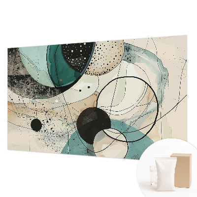 Aukštos kokybės fototapetas Spalvingi apskritimai