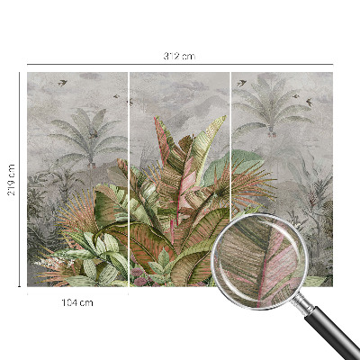 Modernus fototapetas Egzotiškos džiunglės