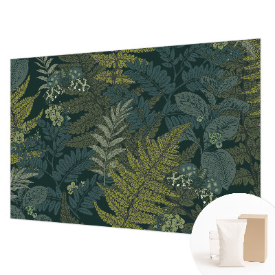 Plaunamas flizelininis fototapetas Žalia elegancija