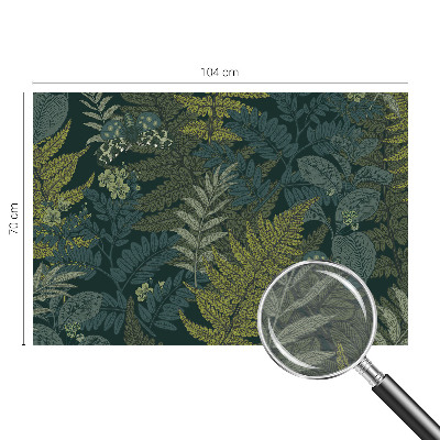 Plaunamas flizelininis fototapetas Žalia elegancija