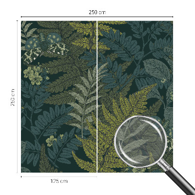 Plaunamas flizelininis fototapetas Žalia elegancija