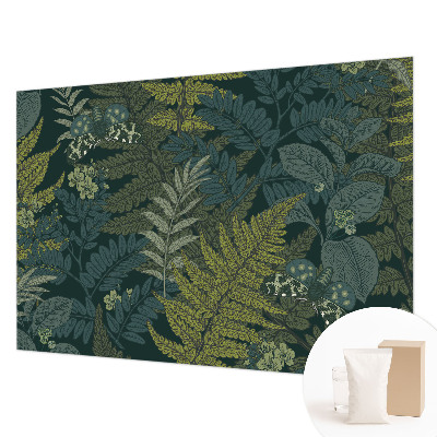 Plaunamas flizelininis fototapetas Žalia elegancija