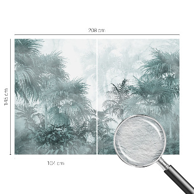 Aukštos kokybės fototapetas Egzotinis žalias