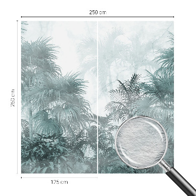 Aukštos kokybės fototapetas Egzotinis žalias