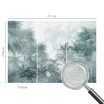 Aukštos kokybės fototapetas Egzotinis žalias