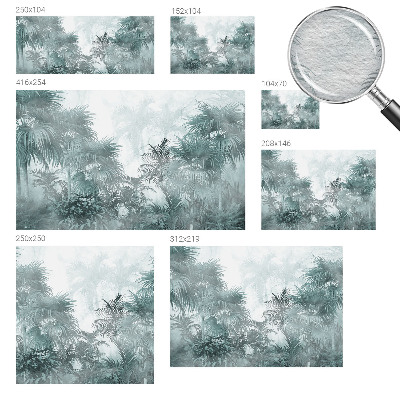 Aukštos kokybės fototapetas Egzotinis žalias