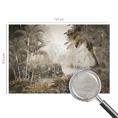 Sienų danga fototapetas Tropikų slovas