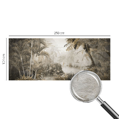 Sienų danga fototapetas Tropikų slovas