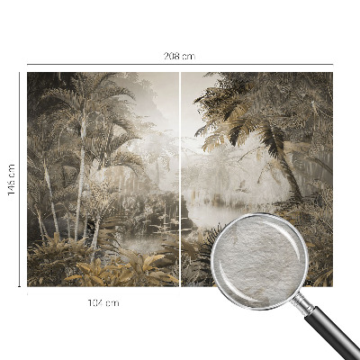 Sienų danga fototapetas Tropikų slovas