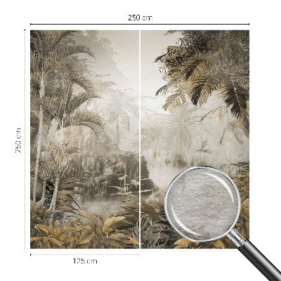 Sienų danga fototapetas Tropikų slovas