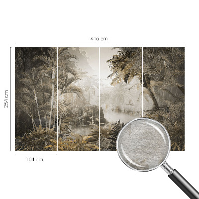 Sienų danga fototapetas Tropikų slovas