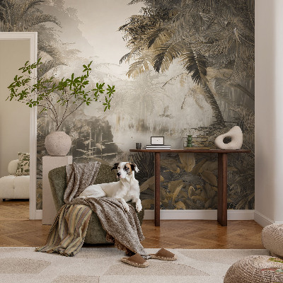 Sienų danga fototapetas Tropikų slovas