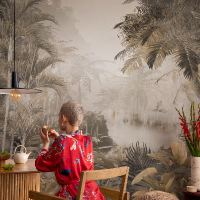 Sienų danga fototapetas Tropikų slovas