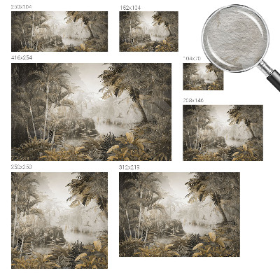 Sienų danga fototapetas Tropikų slovas