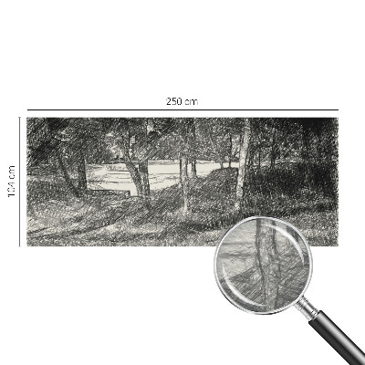 Flizelininis fototapetas su laisvu kraštovaizdžio motyvu