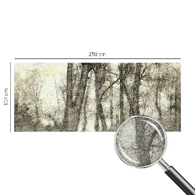 Plaunamas flizelininis fototapetas su raštu „Skovmelankoli“
