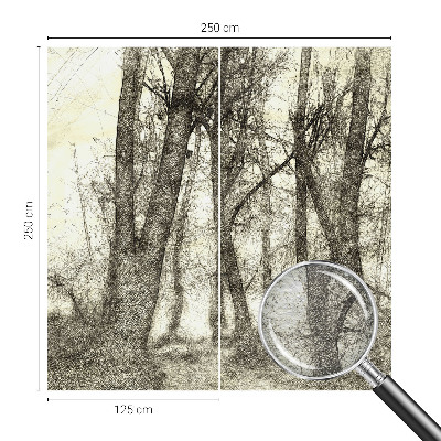 Plaunamas flizelininis fototapetas Skovmelankoli