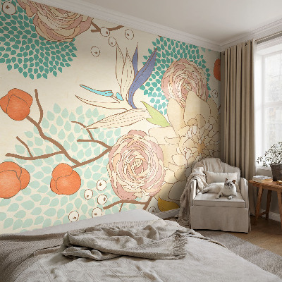 Fototapetas ant sienos Blomsterfantasi